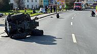 Schwerer Unfall in der Ortsdurchfahrt Gundelsdorf