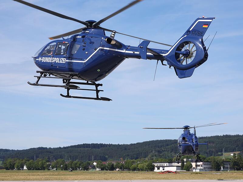 Messung von Radioaktivit&auml;t aus Hubschrauber
