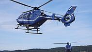 Messung von Radioaktivit&auml;t aus Hubschrauber