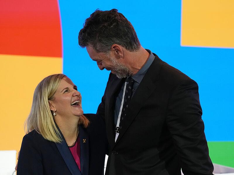 Pau Gasol und Kirsty Coventry