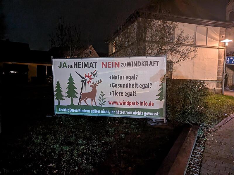 Banner B&uuml;rgerinitiative Hirschaid Altendorf
