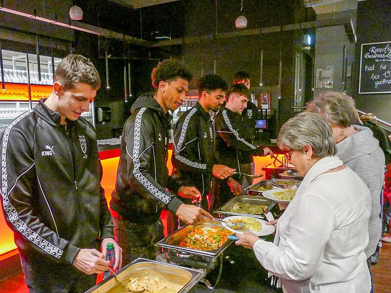 Spieler der Bamberg Baskets.