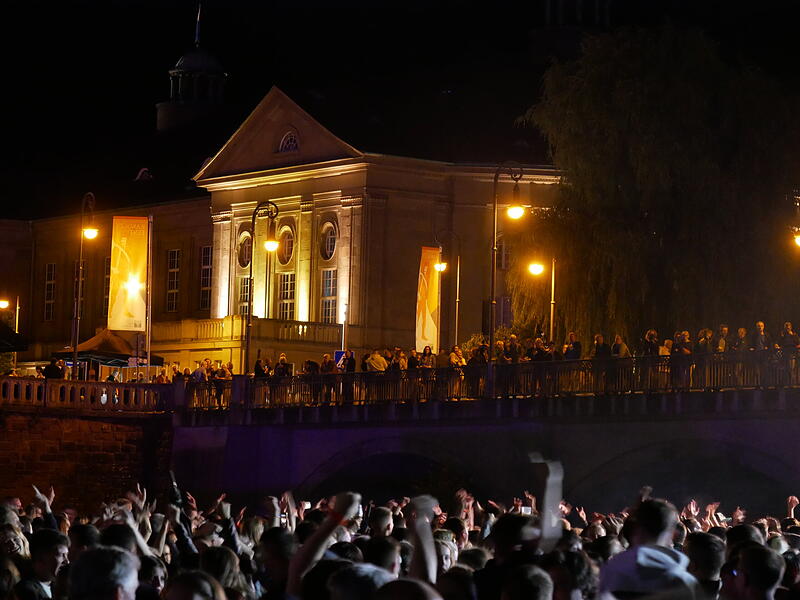 Gute Stimmung herrschte auf der Europawiese.