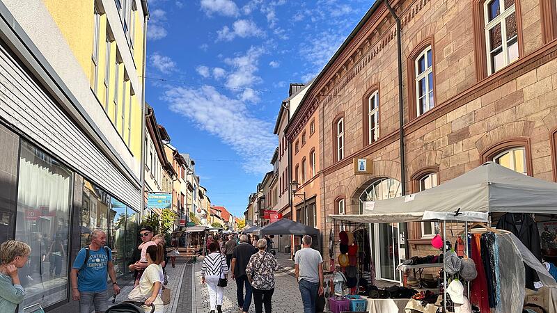 Michaelismarkt in der Innenstadt von Hammelburg