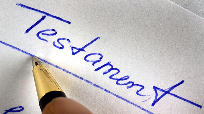 Handschriftliches Testament