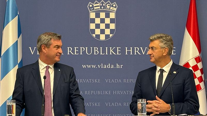 Ministerpr&auml;sident S&ouml;der in Kroatien