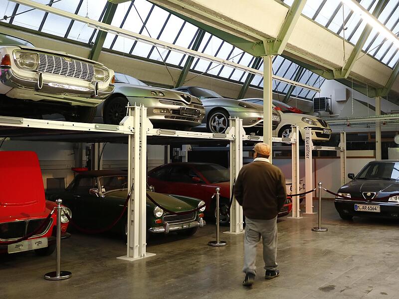 Neben Audiotechnik zeigt das neue Museum in Presseck auch ausgesuchte Oldtimer.