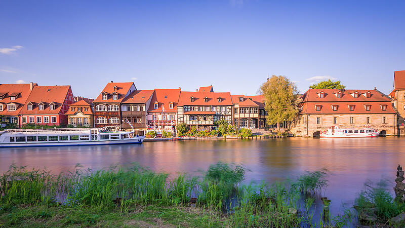 Klein Venedig in Bamberg: Die Welterbestadt wird oft fr&auml;nkisches Rom genannt. Auch wegen den sieben H&uuml;geln, auf denen Bamberg erbaut wurde.