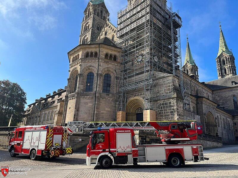 Feuerwehr am Bamberger Dom: Was steckte hinter dem Einsatz?