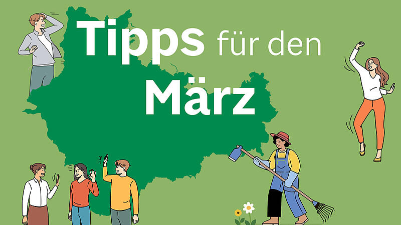 Diesen M&auml;rz ist wieder viel geboten im Landkreis Bad Kissingen.