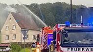 Brand eines Dachstuhls in Fischbach schnell gelöscht.