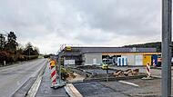 Rewe-Baustelle in Weitramsdorf
