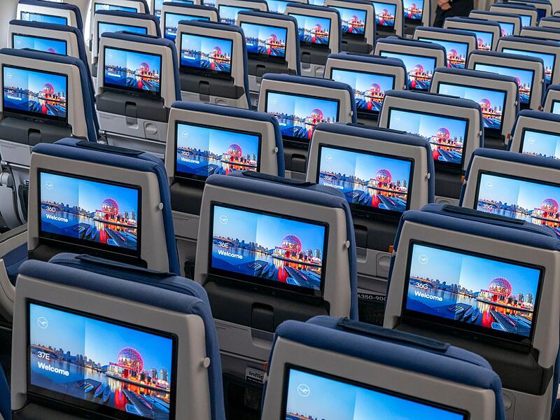 Lufthansa nutzt Starlink-Internet in der Kabine