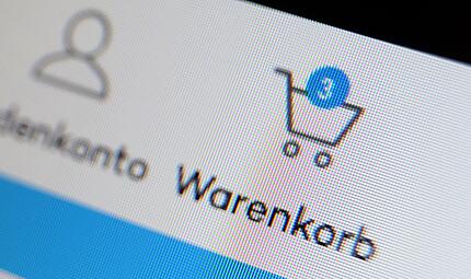 Warenkorb im Internet Warenkorb im Internet