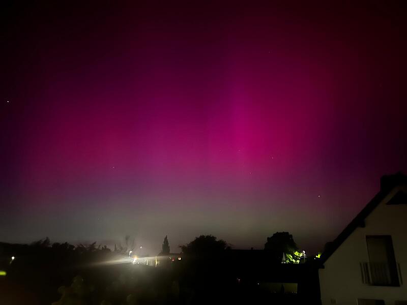 Polarlichter über Kronach 2024Polarlichter über Kronach