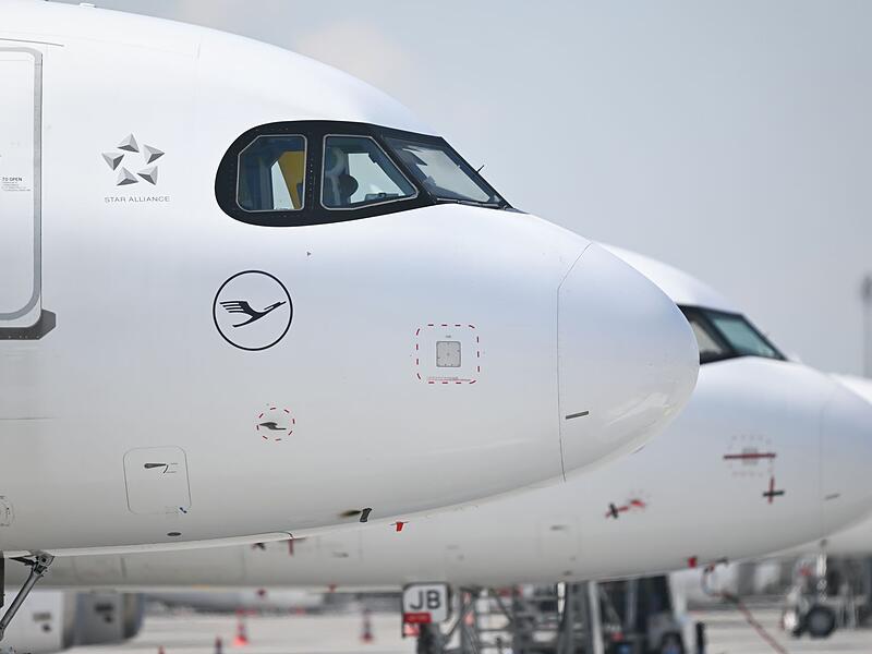 Flugzeuge am Flughafen M&uuml;nchen