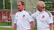 Teambetreuer Matthias Schramm (rechts) mit U16-Co-Trainer Stefan Ell.