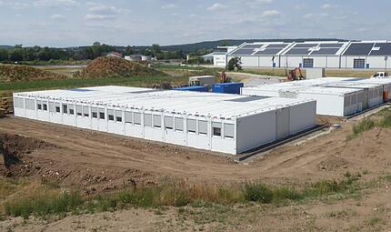 Wohncontaineranlage in Zapfendorf Wohncontaineranlage in Zapfendorf