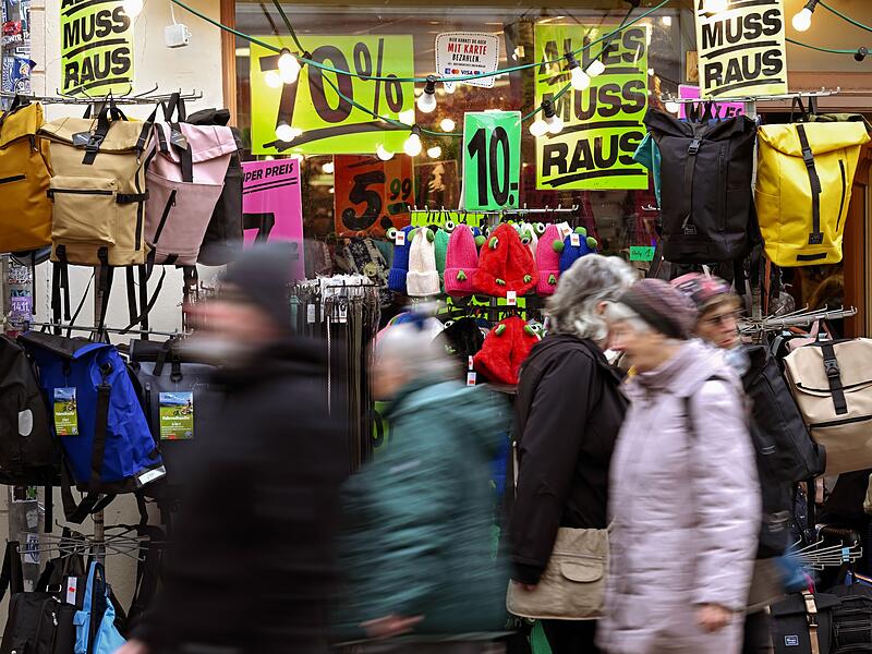 Verbraucherstimmung im Sinkflug