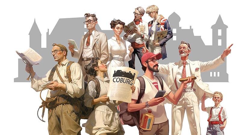 So sieht k&uuml;nstliche Intelligenz die Coburger Touristen-Typen.