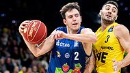 Tyler Nelson (links) ist einer von fünf Rostockern, die den Seawolves in dieser Saison geblieben sind. Der Amerikaner hielt seinen Schnitt von 15 Punkten aus der vorherigen Spielzeit konstant auch in dieser.