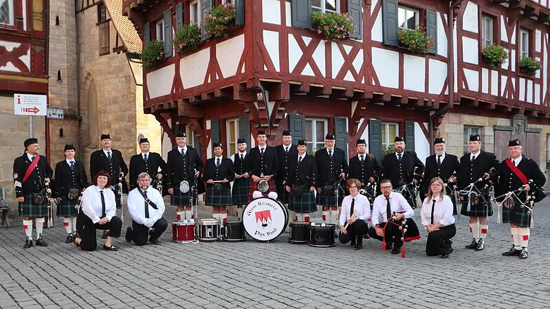 Die Glen Regnitz Pipe Band in ForchheimForchheim & Fränkische Schweiz