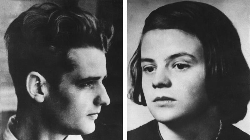 Auch über Sophie Scholl gibt es einen Podcast (links ihr Bruder Hans).