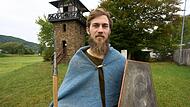 Als germanischer Krieger am Limes Wanderweg