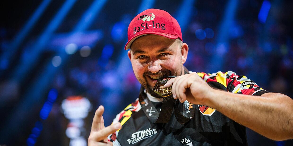 Lokalmatador Danny Martin aus dem Sinntal holt Bronzemedaille bei der