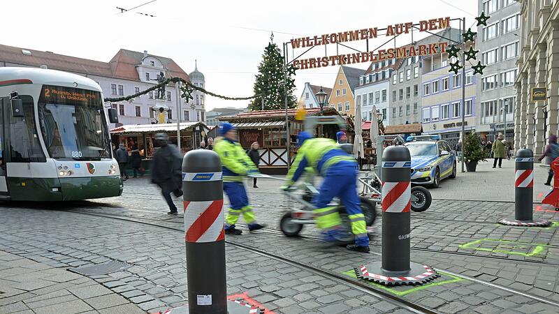 Poller am Augsburger Christkindlesmarkt