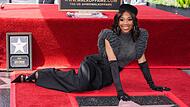 Brandy bekommt Stern auf dem Walk of Fame