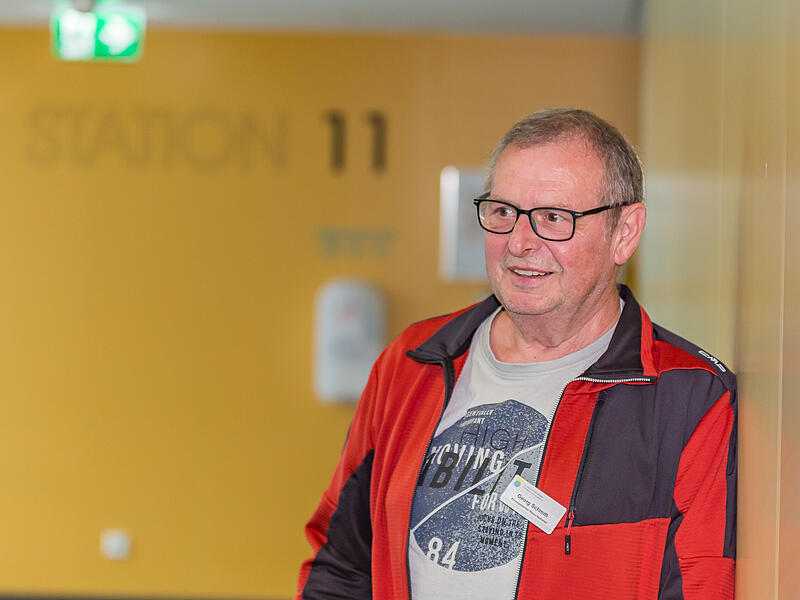 Meistens ist Georg Schmitt auf Station 11 im Einsatz, der Allgemeinchirurgie.