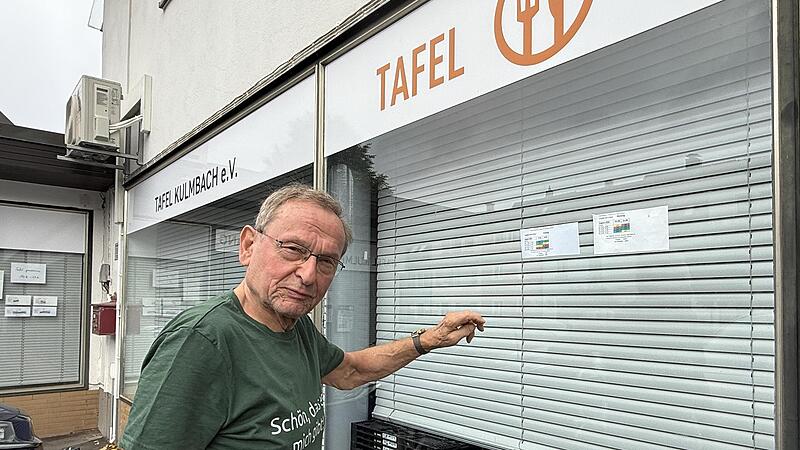 Es geht wieder los und Wolf Macht ist wieder mit von der Partie: Seit Dienstag &ouml;ffnet die Tafel Kulmbach wieder ihre Pforten und gibt zwei Mal pro Woche Lebensmittel an Bed&uuml;rftige aus. Sonny Adam