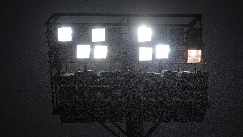 Auf den Sportpl&auml;tzen der Fu&szlig;ball-Regionalliga Bayern wird ab der kommenden Saison eine Flutlichtanlage Pflicht.