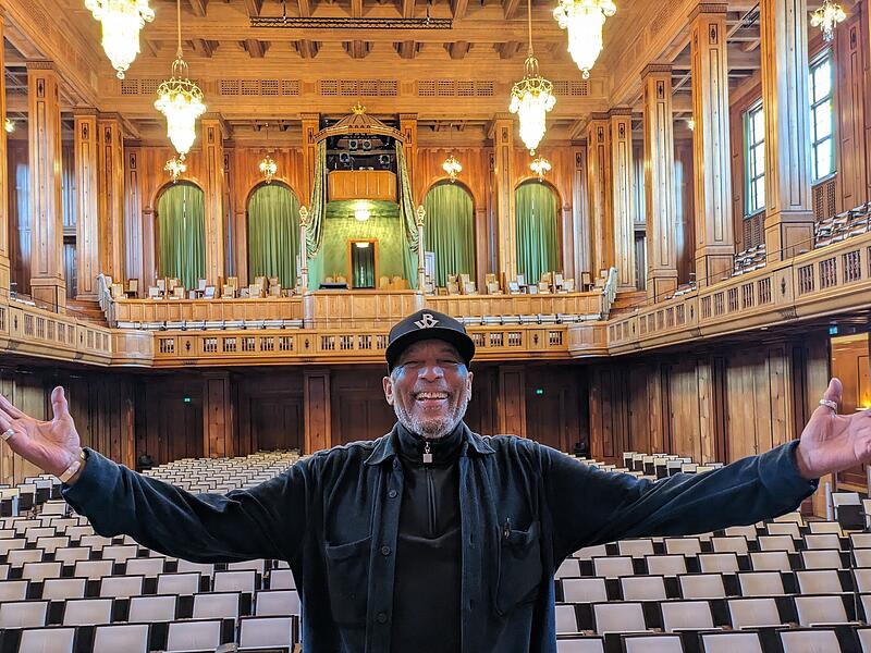 Ron Williams vor f&uuml;nf Jahren im Regentenbau.