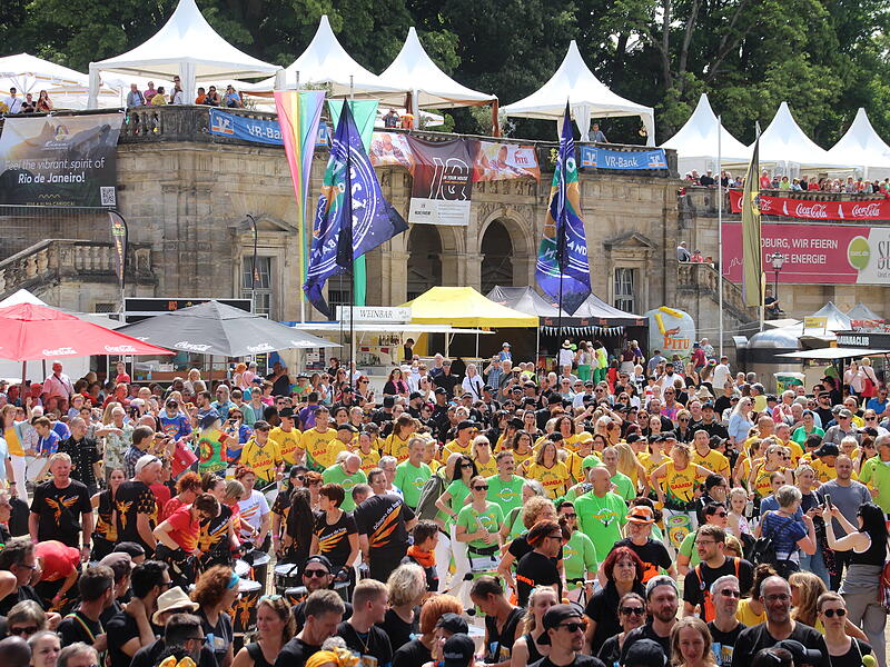 Trommeln für den Frieden beim Samba-Festival in Coburg 2025