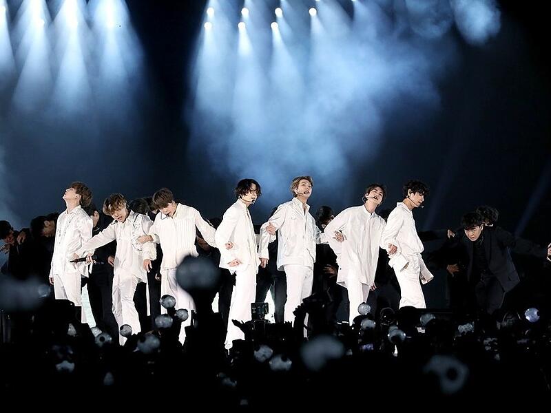 K-Pop-Band BTS bei Konzert