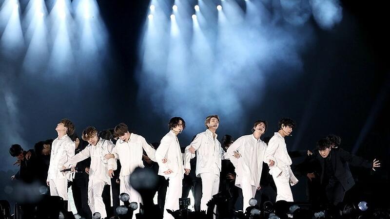 K-Pop-Band BTS bei Konzert