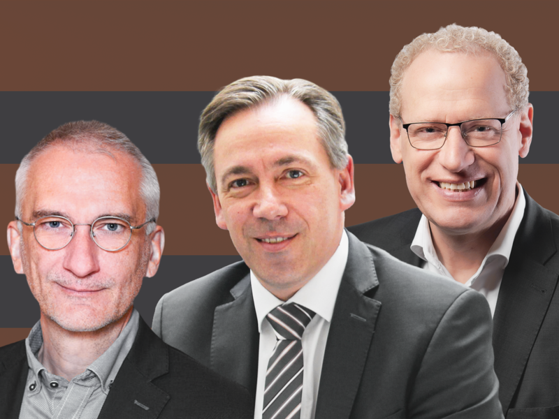 Sie haben zahlreiche Aufgaben und tragen viel Verantwortung. Aber, was verdienen Politiker wie H&ouml;chstadts B&uuml;rgermeister Alexander Schulz (CSU; von links), Landrat Alexander Tritthart (CSU) oder German Hacker (SPD), B&uuml;rgermeister von Herzogenaurach, eigentlich?