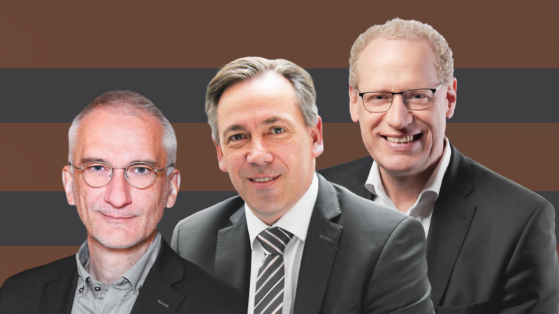 Sie haben zahlreiche Aufgaben und tragen viel Verantwortung. Aber, was verdienen Politiker wie H&ouml;chstadts B&uuml;rgermeister Alexander Schulz (CSU; von links), Landrat Alexander Tritthart (CSU) oder German Hacker (SPD), B&uuml;rgermeister von Herzogenaurach, eigentlich?
