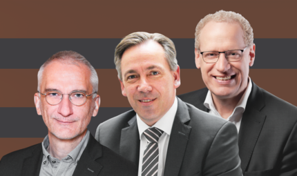 Sie haben zahlreiche Aufgaben und tragen viel Verantwortung. Aber, was verdienen Politiker wie H&ouml;chstadts B&uuml;rgermeister Alexander Schulz (CSU; von links), Landrat Alexander Tritthart (CSU) oder German Hacker (SPD), B&uuml;rgermeister von Herzogenaurach, eigentlich?