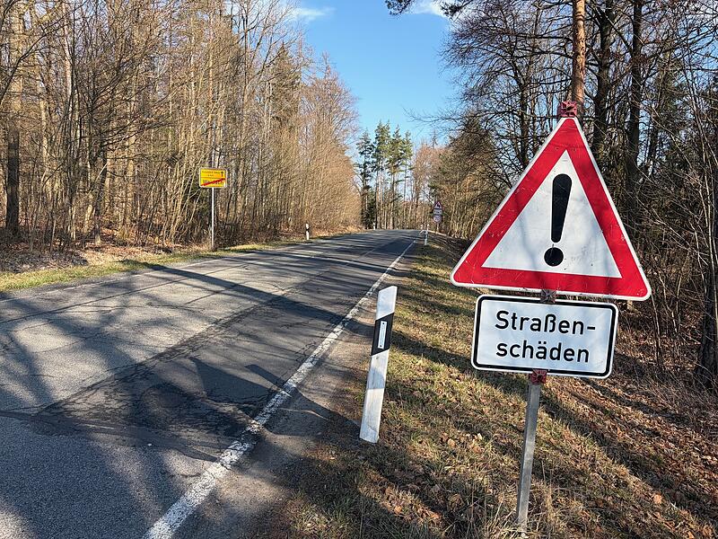 Kreisstra&szlig;e  CO 4 Weidach nach Wiesenfeld