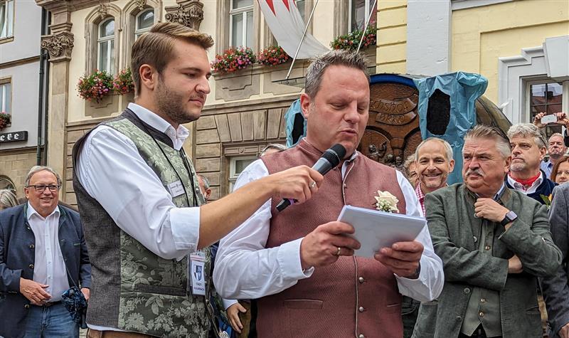 Begrüßung durch OB Lehmann