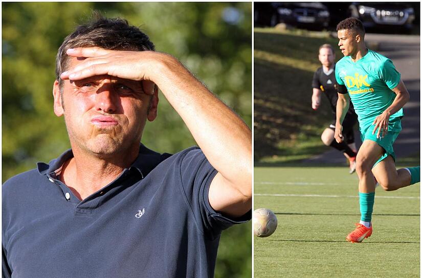 Wohin geht die Reise f&uuml;r die DJK Don Bosco Bamberg und Cheftrainer Michael Hutzler (li.) nach dem Bayernliga-Abstieg und einem Kaderumbau? Einer von nur drei externen Zug&auml;ngen ist Javon Hendricks (re.) von der U19 der SpVgg Greuther F&uuml;rth.