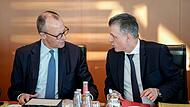 Kanzleramtschef Frei und Kanzler Friedrich Merz (Archivbild)