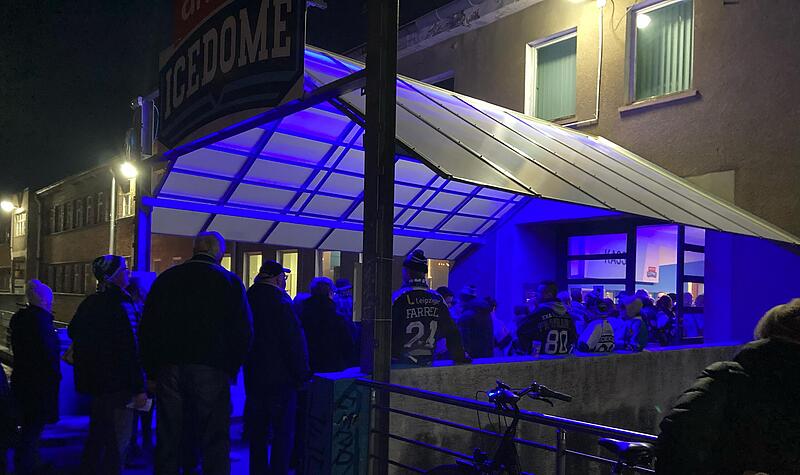 Fans in Leipzig Fans in Leipzig