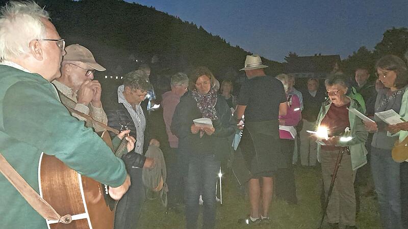Die Pilger der Hoffnung waren diesmal im Raum Oberbach unterwegs.