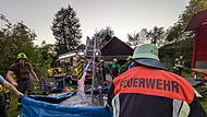Feuerwehrübung am Würzburger HausFeuerwehrübung am Würzburger Haus