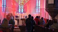 Taiz&eacute;-Segnungsgottesdienst, gestaltet vom &Ouml;kumene-Team und dem Projektchor.