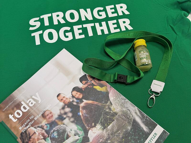 Dieses Paket bekamen die Mitarbeiter am Day One bei Schaeffler.